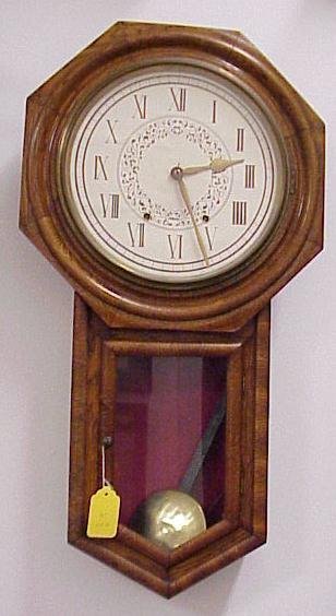 Regulator School Clock-Unknown Maker, 32″ Tall