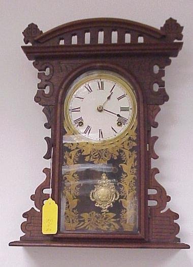 Shelf Clock, Unknown Manufacturer, 18 Â½” Tall