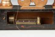 Austrian Ebonized & Alabaster Clock