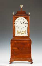 Fine & Rare Elnathan Taber Shelf Clock,  Roxbury, MA