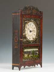 Very Rare Miniature Mark Leavenworth Shelf Clock, ,