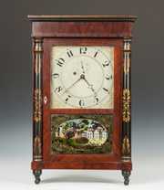 Rare Spencer & Hotchkiss Shelf Clock, Salem Bridge, CT