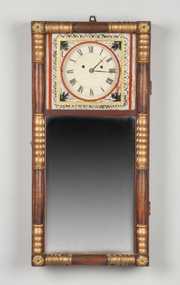 Joseph Chadwick Mirror Clock, Boscawen, NH