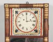 Joseph Chadwick Mirror Clock, Boscawen, NH