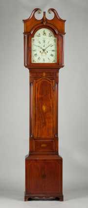 Fine Isaac Schoonmaker Tall Case Clock, Paterson, NJ