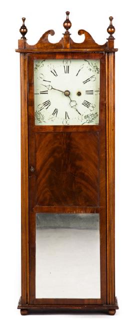 Rare Elnathan Taber Shelf Clock