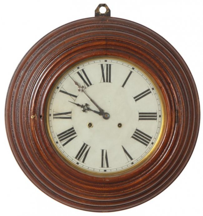 Welch 30 Day Oak Gallery Clock