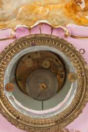 Two-Piece French Hand Painted Porcelain Clock