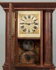 Austin Chittenden Hollow Column Shelf Clock, Lexington,