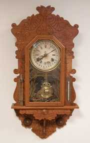 Waterbury Cato Model Hanging Calendar Clock