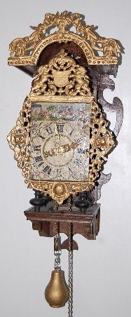 Early Dutch Hanging Stoell Clock