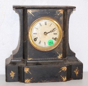 Bradley & Hubbard 1854 Iron Shelf Clock