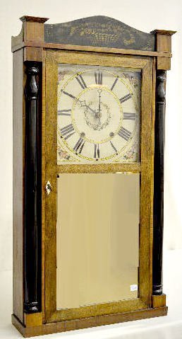 Riley Whiting Shelf Clock w/Wooden Works