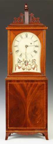 Massachusetts Inlaid Shelf Clock