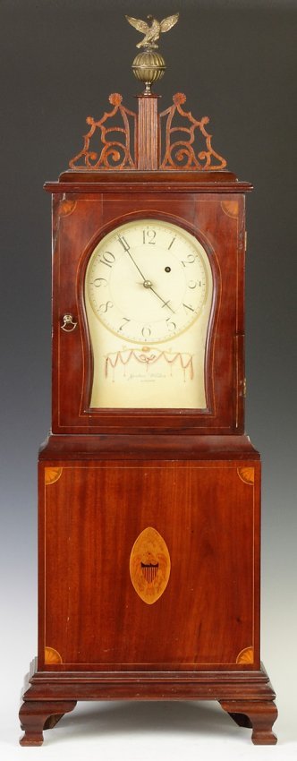 Massachusetts Inlaid Shelf Clock