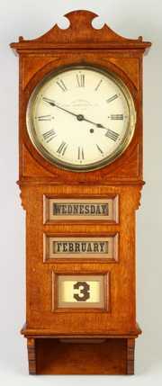 Prentiss Clock Improvement Co., NY, Calendar Clock