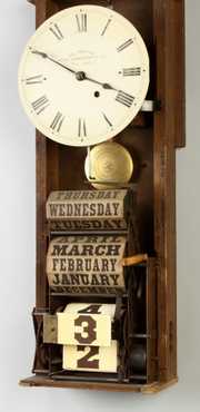Prentiss Clock Improvement Co., NY, Calendar Clock