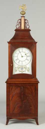MA Style Bench Made Shelf Clock