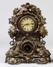 Muller NY, #65, Cast Brass Shelf Clock