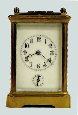 French Repeater Alarm Carriage Clock