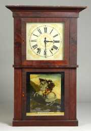 E.W. Adams, Seneca Falls, NY, Empire Shelf Clock