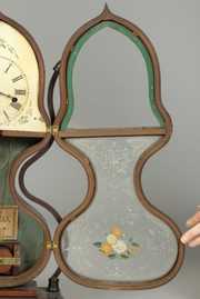 Rare JC Brown, Bristol, CT, Acorn Shelf Clock