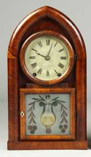 Brewster & Ingraham, Bristol, CT, Beehive Shelf Clock