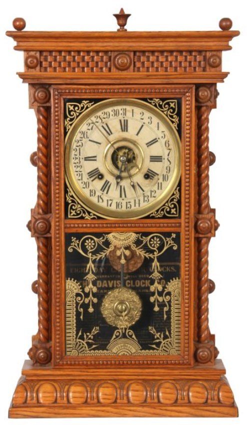 Davis Clock Co. Calendar Clock