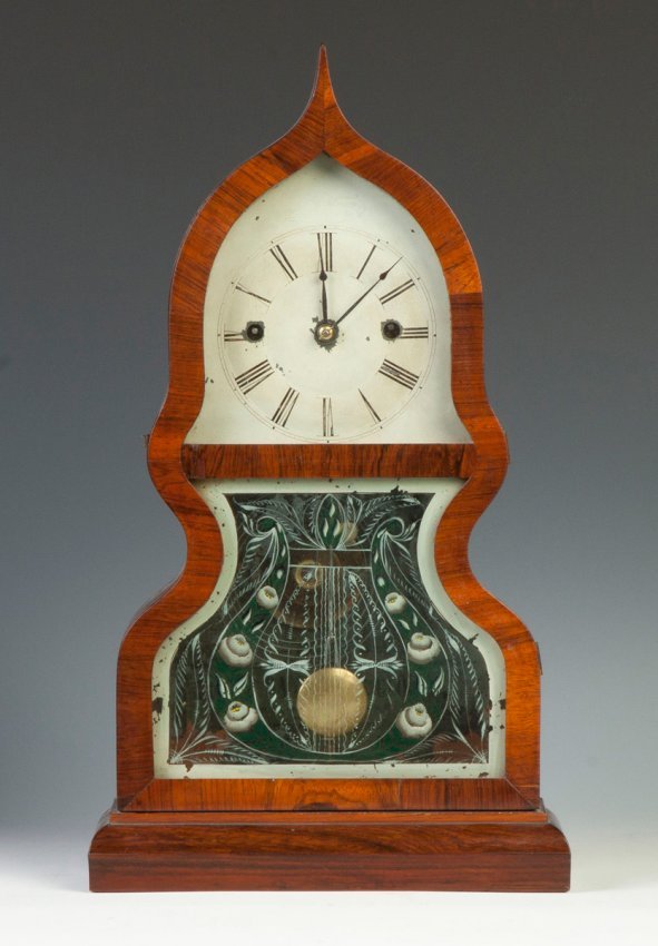 Fine & Rare J.C. Brown Acorn Shelf Clock