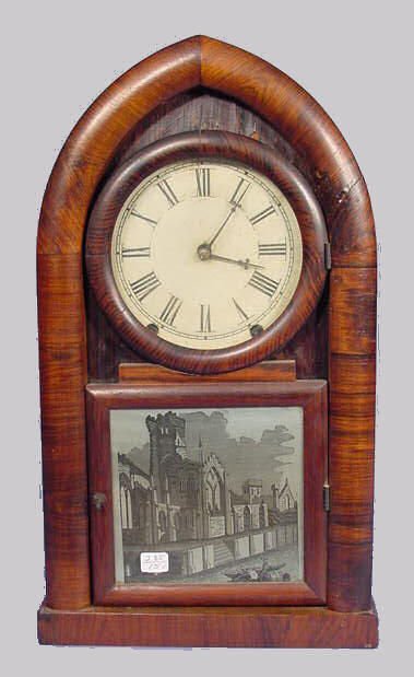 Terhune Edwards 8 Day Time & Gong Beehive Clock