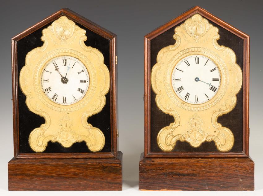 Two Terhune & Edwards Shelf Clocks