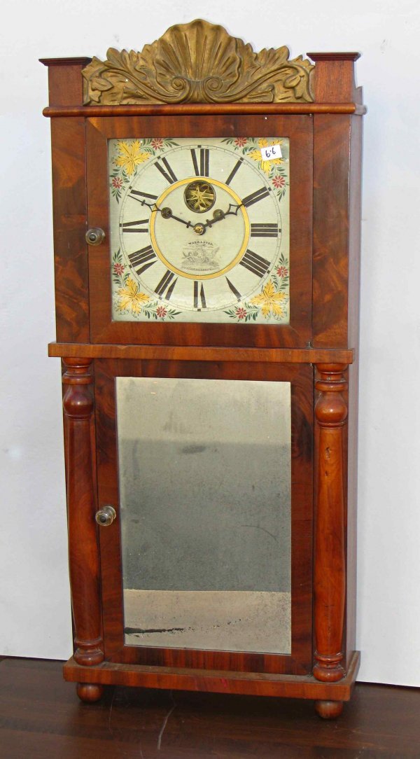 Rare shelf clock by Asa Munger