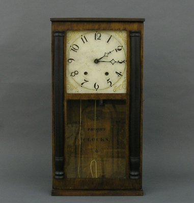 E. & G. Bartholomew column shelf clock