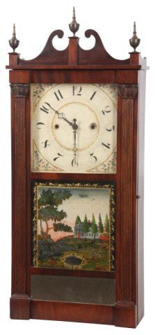 Jerome Darrow Reeded Column Clock