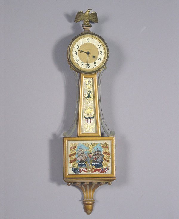 Waltham Miniature Presentation Banjo Clock