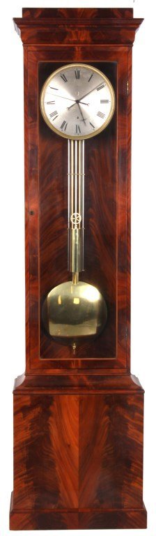 Mahogany Floor Standing Jewelers Regulator