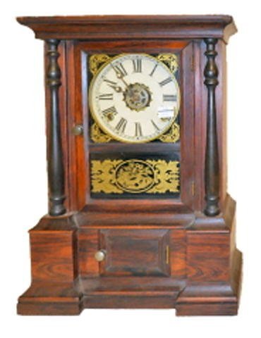 Atkins T&S Rosewood Shelf Clock