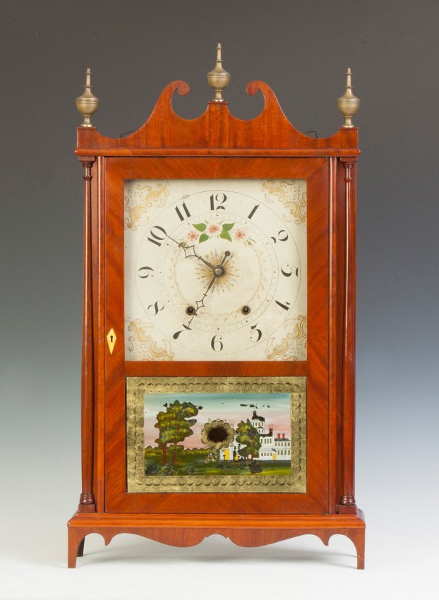 Eli Terry Pillar & Scroll Clock