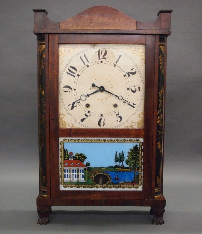 Eli Terry Jr. column shelf clock