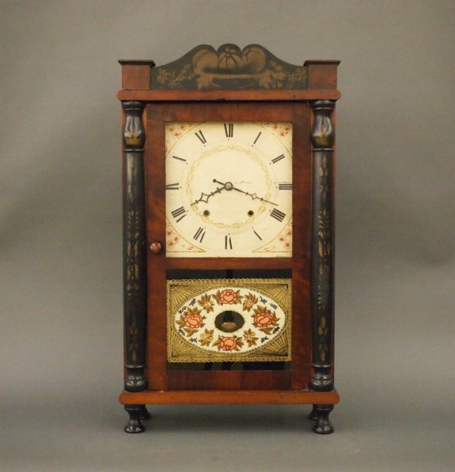 Ephraim Downes Column shelf clock