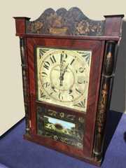 Silas Hoadley Column and Splat Shelf Clock