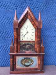 Pond and Barnes Double Steeple Fusee Shelf Clock