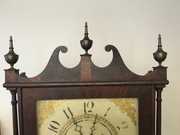 Silas Hoadley “Upside-Down” Pillar and Scroll Clock