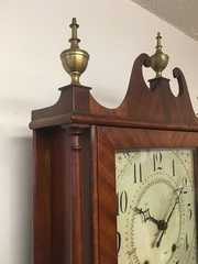 E. Terry & Sons Pillar and Scroll Clock