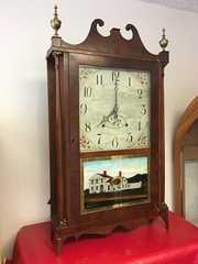 Eli Terry Pillar and Scroll Clock