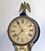 Weight Drive Antique Presentation Banjo Clock