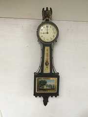 Miniature Waltham Banjo Clock