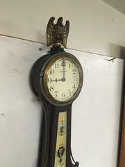 Miniature Waltham Banjo Clock