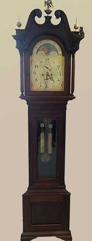 Tiffany & Co. Mahogany Grandfather Clock