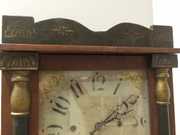 Burr & Chittenden Mahogany Looking Glass Shelf Clock